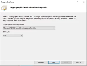 .CSR (Certificate Signing Request)