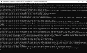 prometheus başlatma işlemi