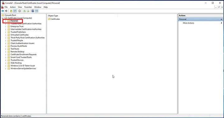 “Kişisel” (Personal)